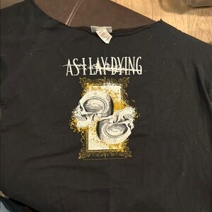 🎯As I Lay Dying Black Muscle Band Tee